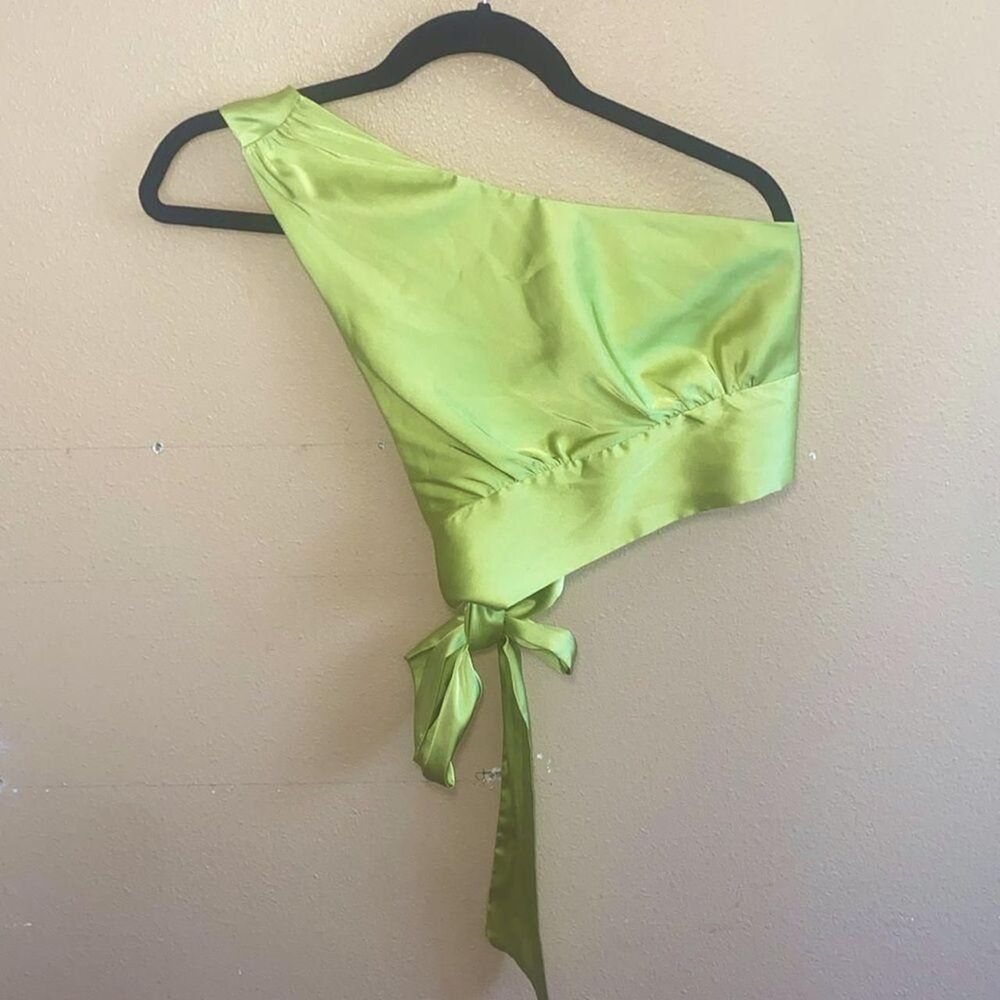 Shein Green Crop-top Small